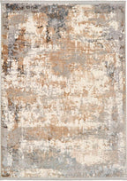 Cosimo Beige/Grey Distressed Modern Rug - Joe’s Haven