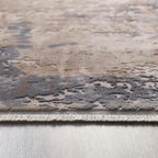 Cosimo Beige/Grey Distressed Modern Rug - Joe’s Haven