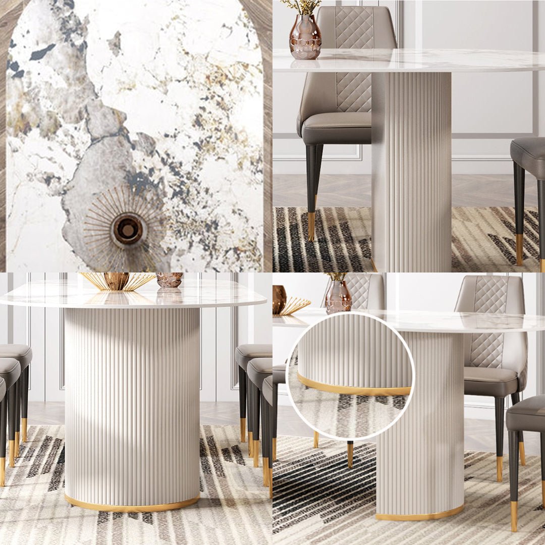 Costanza Matching Dining Chairs, Grey - Joe’s Haven