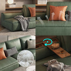 Cyril L511 Four Seater Sofa, Five Seater Sofa, Sixe Seater Sofa, Modular Sofa, Green - Joe’s Haven