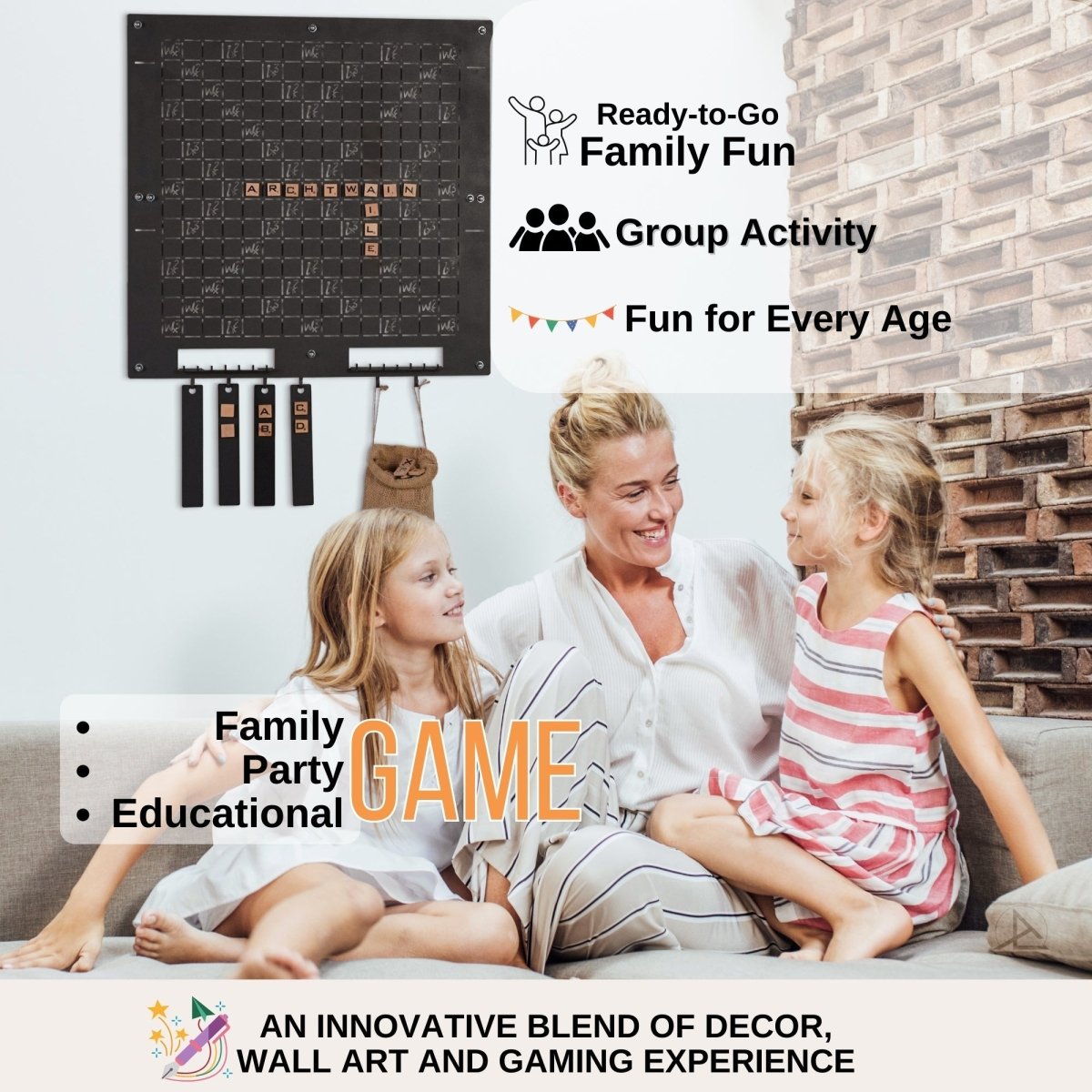 Dark Scrabble Wall Game - Joe’s Haven