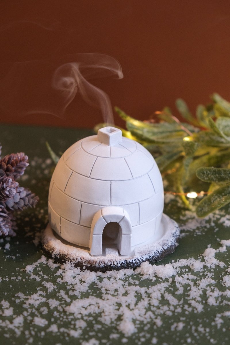 Winter Igloo Incense Cone Burner - Joe’s Haven