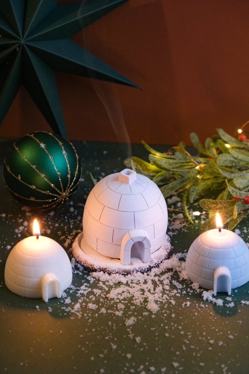 Winter Igloo Incense Cone Burner - Joe’s Haven