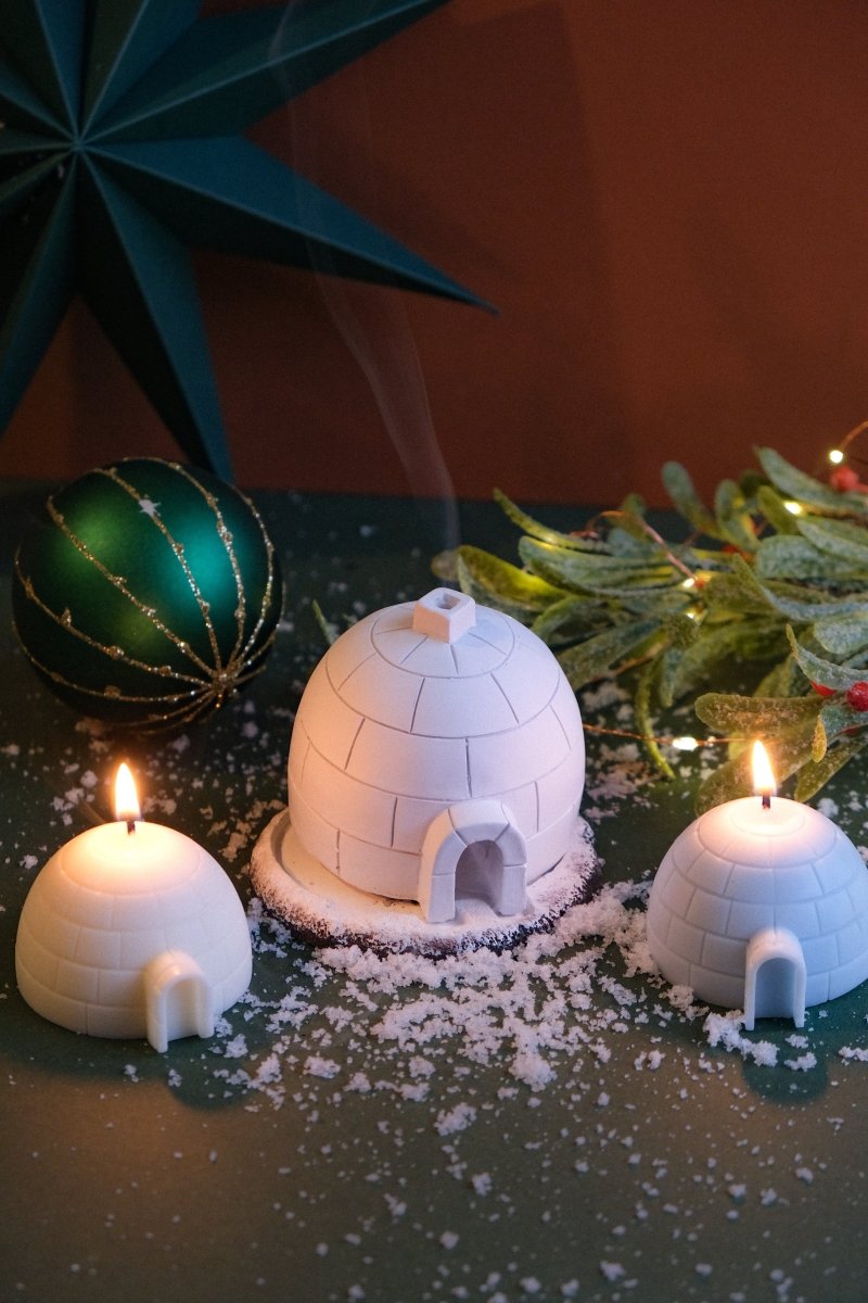 Winter Igloo Incense Cone Burner - Joe’s Haven