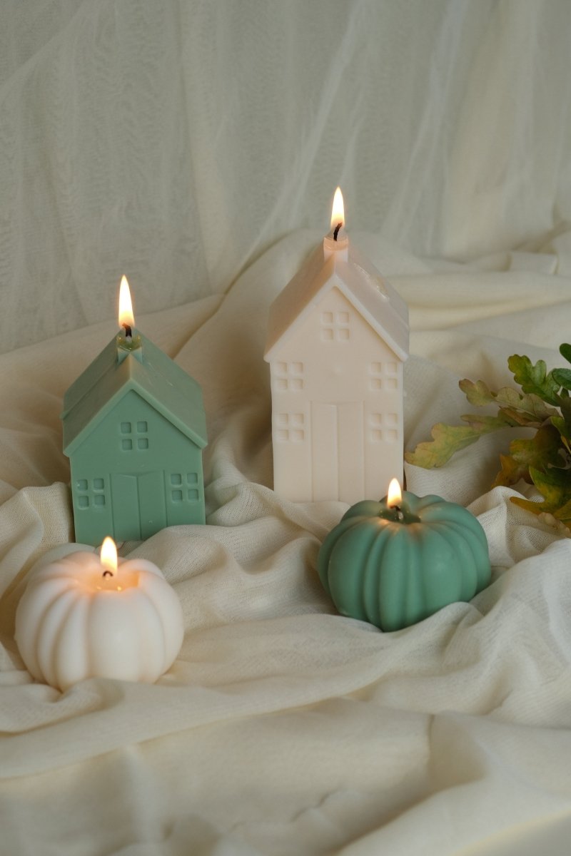 Gingerbread House Candles - Trio - Joe’s Haven