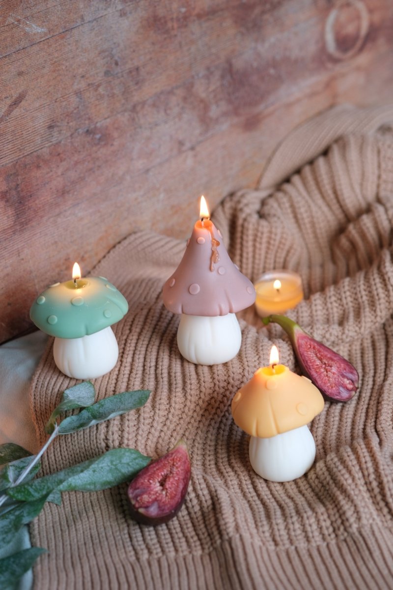 Mushroom Shaped Candles - Joe’s Haven