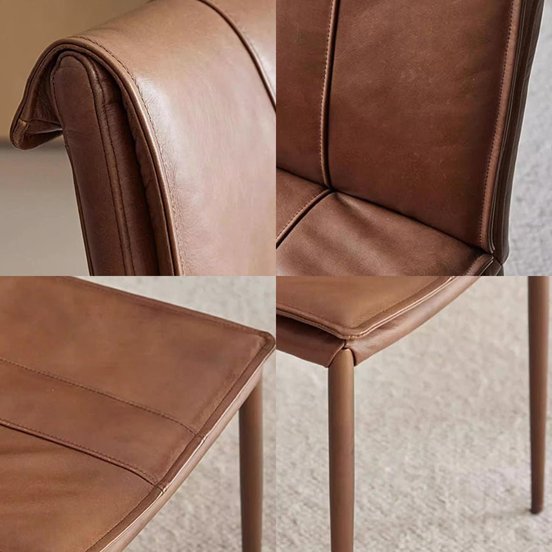 D'Amato Dining Chair, Leather - Joe’s Haven