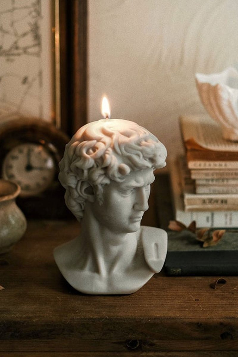 Scented David Bust Candle - Joe’s Haven