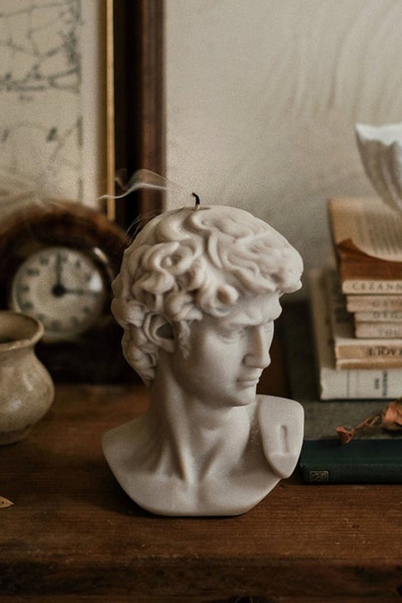 Scented David Bust Candle - Joe’s Haven