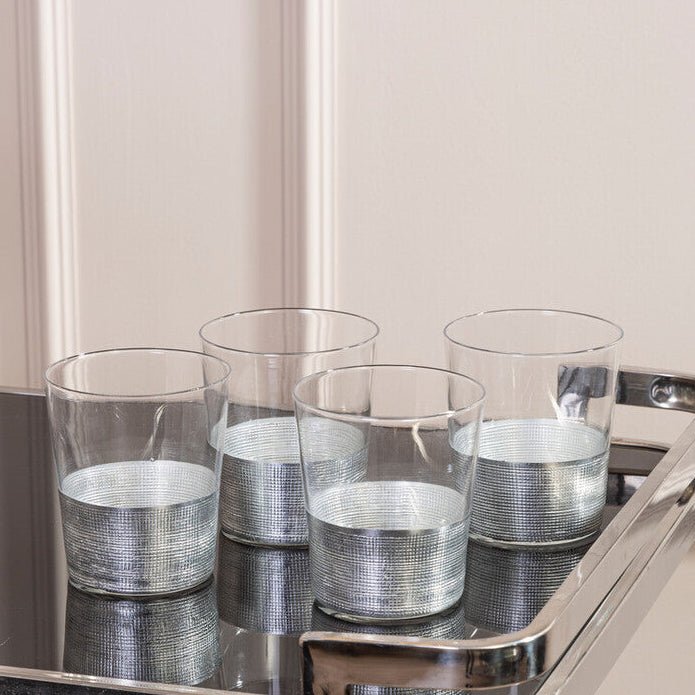Set Of Four Apollo Clear Glass Tumblers - Joe’s Haven