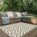 Duo Weave Outdoor Rug Chevron - Joe’s Haven
