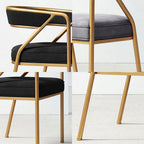Dwight Dining Chair, Gold Frame