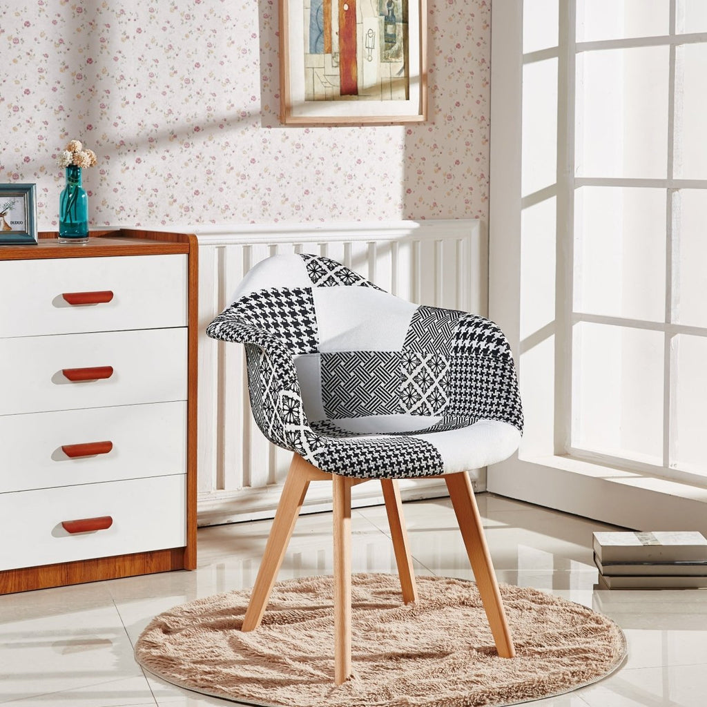 Chrono Patchwork Tub Chair - Joe’s Haven
