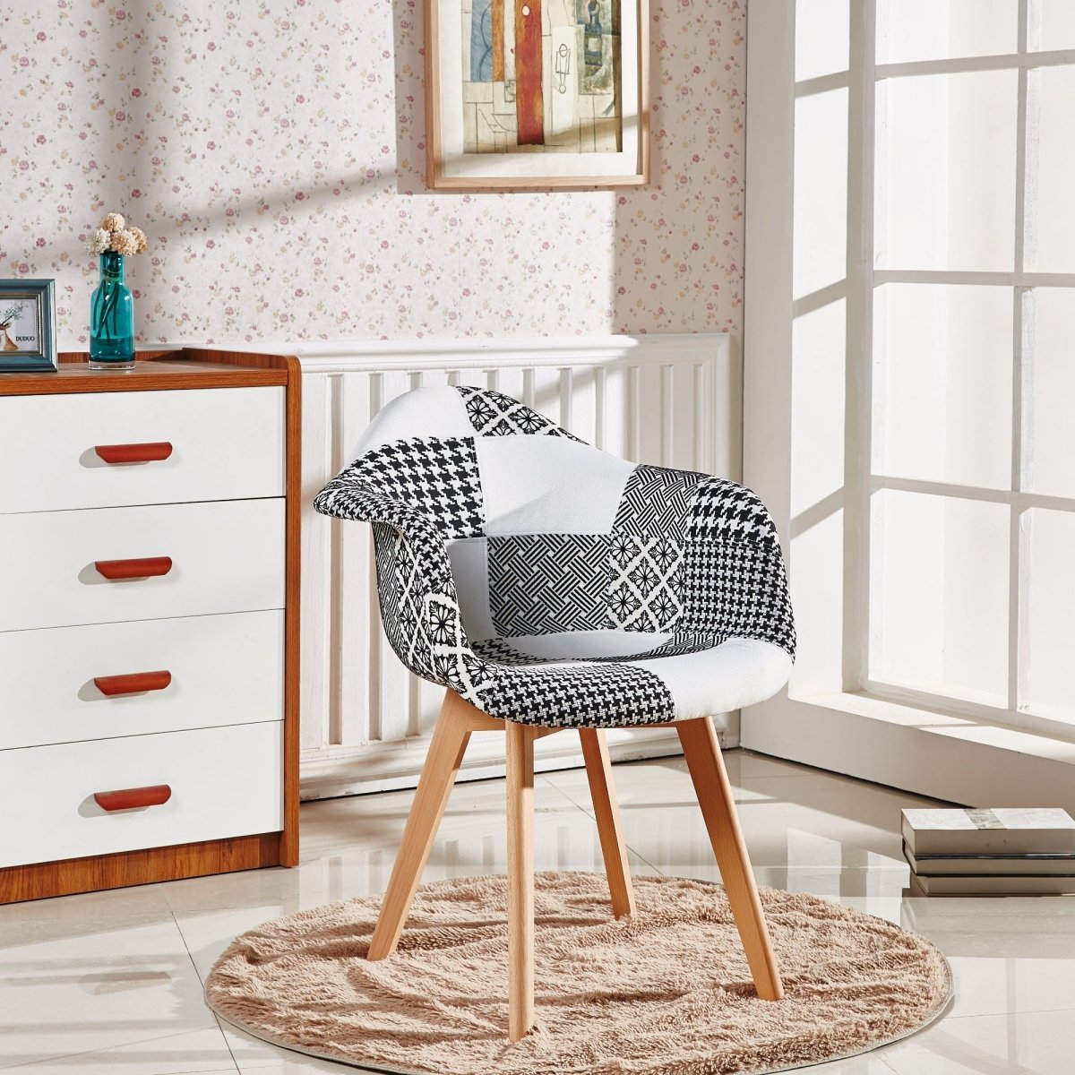 Chrono Patchwork Tub Chair - Joe’s Haven