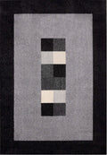 Ephesus Grey Black Rug | 7439GB - Joe’s Haven