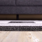 Ephesus Grey Black Rug | 7439GB
