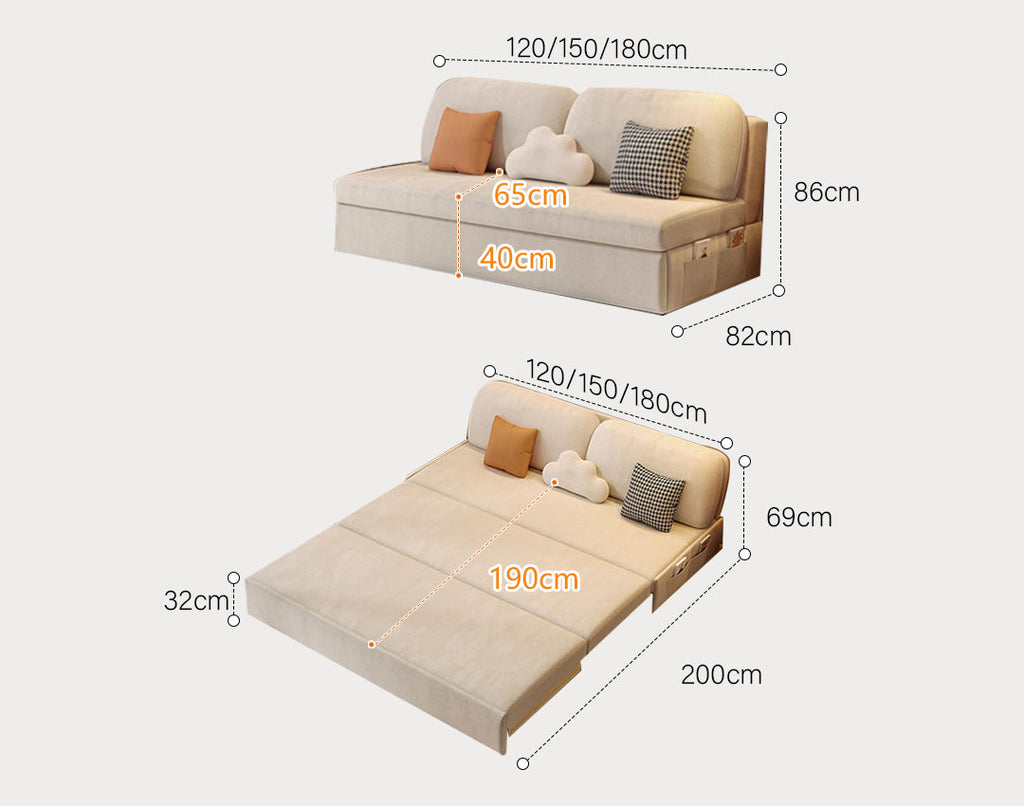 Emmanuel Two Seater Sofa Bed