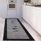 Ephesus Grey Black Rug | 7439GB - Joe’s Haven