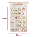 Personalised Fabric Christmas Advent Calendar - Christmas Countdown Calendar - Joe’s Haven