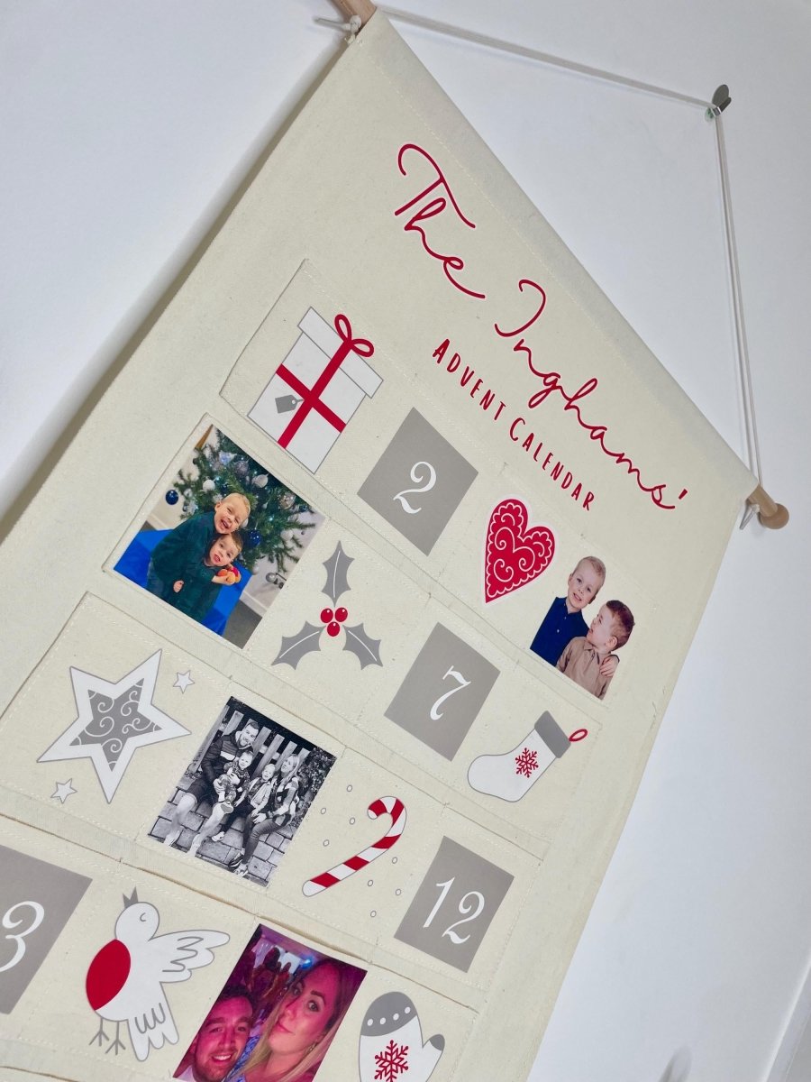 Personalised family advent calendar with family photos - Joe’s Haven