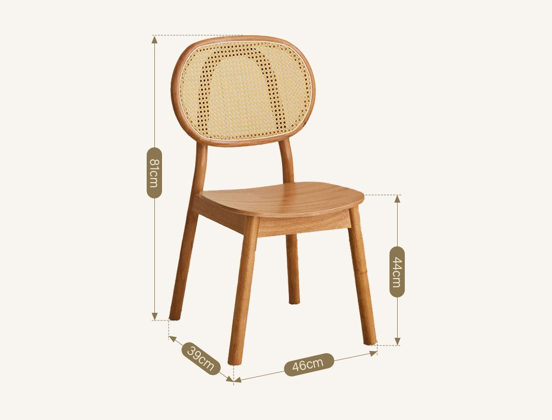 Fanny Dining Chair, Rattan - Joe’s Haven