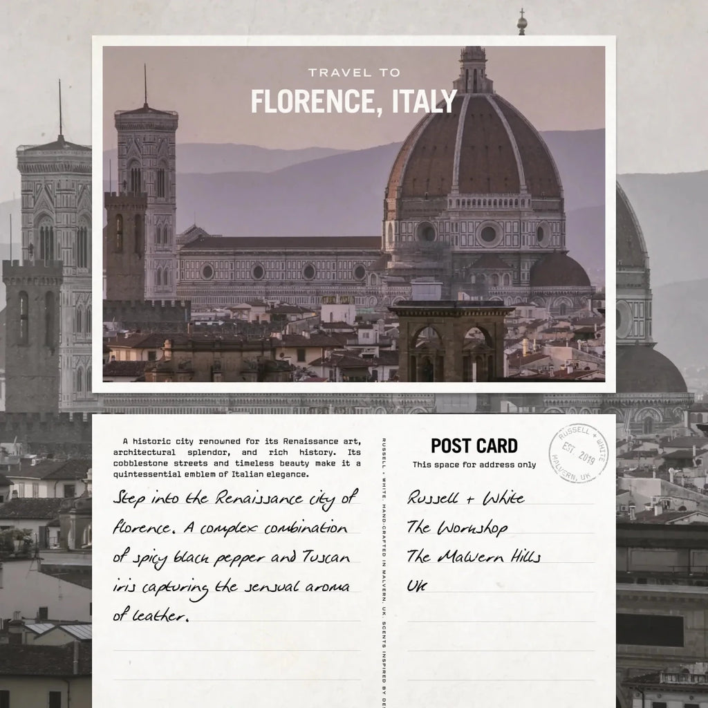 Firenze Leather Scented Candle - Joe’s Haven