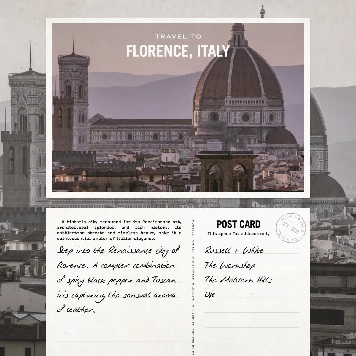 Firenze Leather Scented Candle Refill - Joe’s Haven