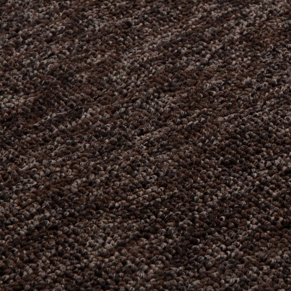 Flex Brown Low Pile Solid Rug - Joe’s Haven