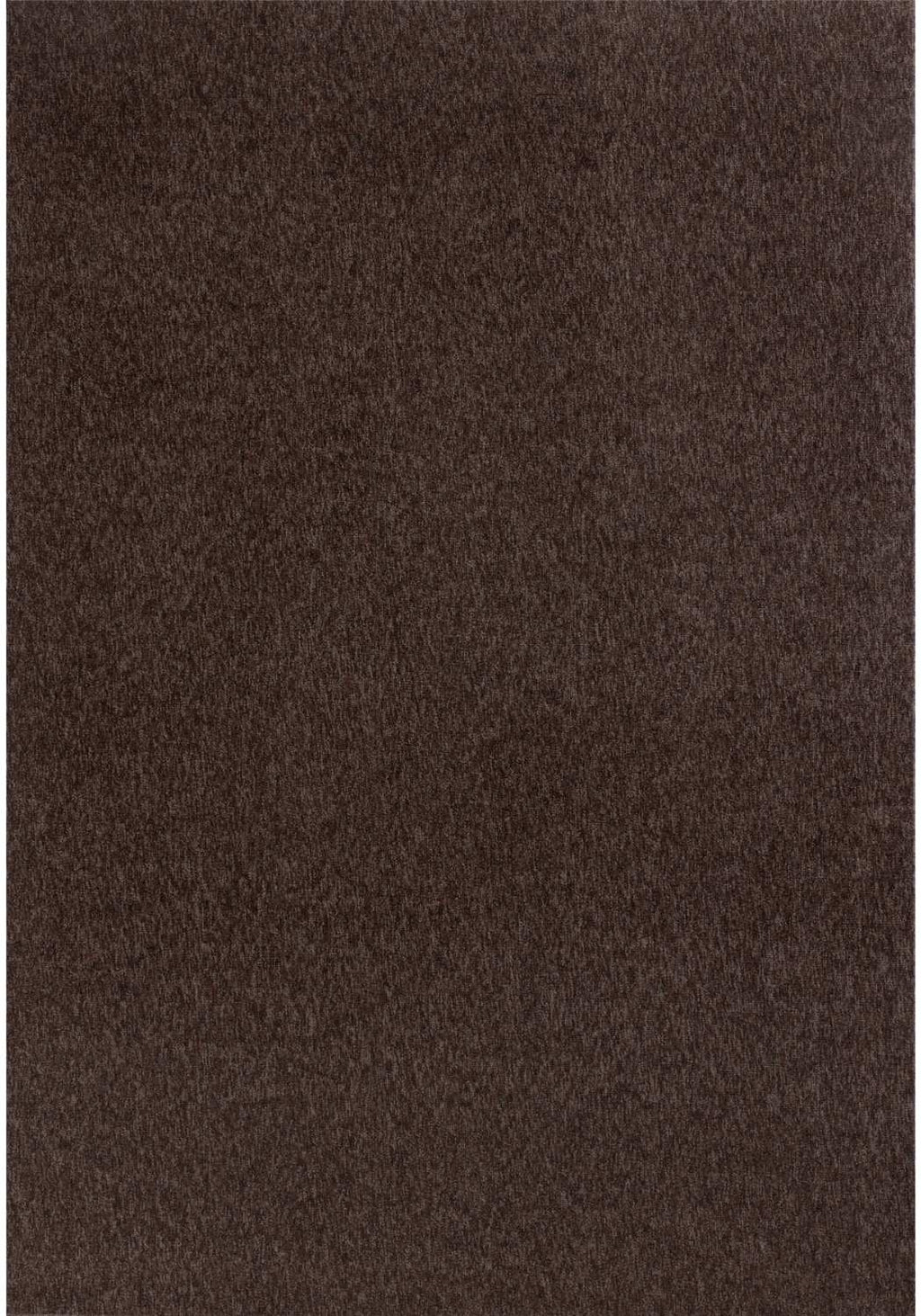 Flex Brown Low Pile Solid Rug - Joe’s Haven