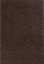 Flex Brown Low Pile Solid Rug - Joe’s Haven