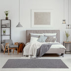 Flex Grey Low Pile Solid Rug