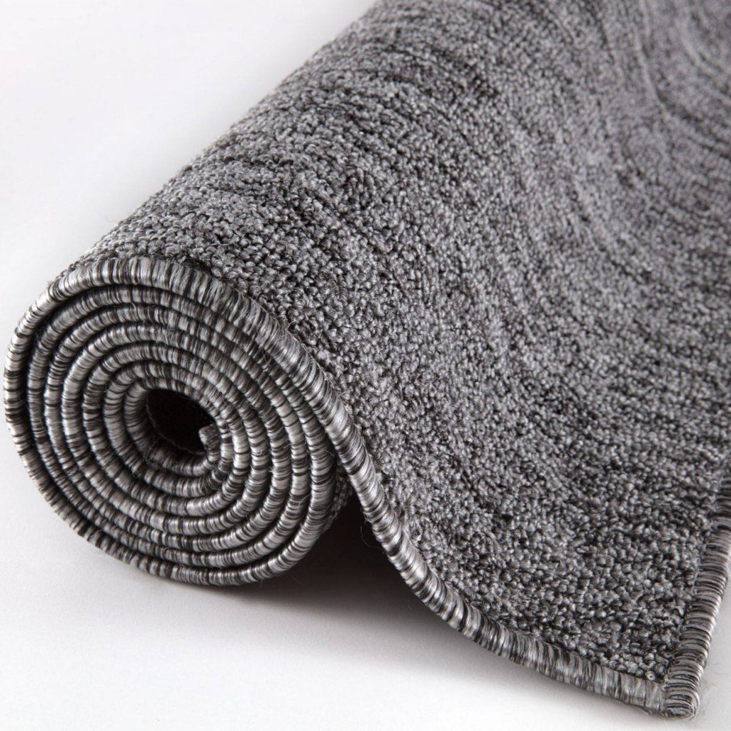 Flex Grey Low Pile Solid Rug - Joe’s Haven