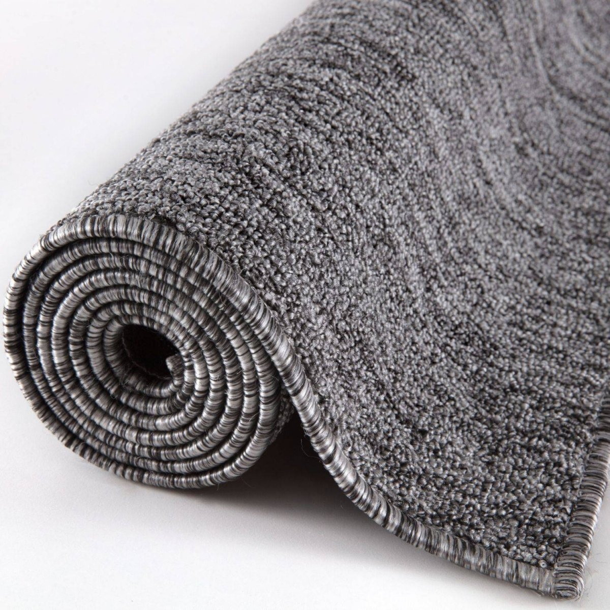 Flex Grey Low Pile Solid Rug - Joe’s Haven