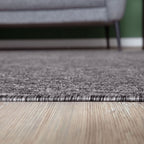 Flex Grey Low Pile Solid Rug - Joe’s Haven