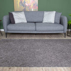 Flex Grey Low Pile Solid Rug - Joe’s Haven