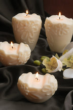 Flower Pillar Candle Duo - Joe’s Haven