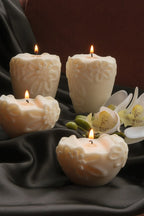 Flower Pillar Candle Duo - Joe’s Haven