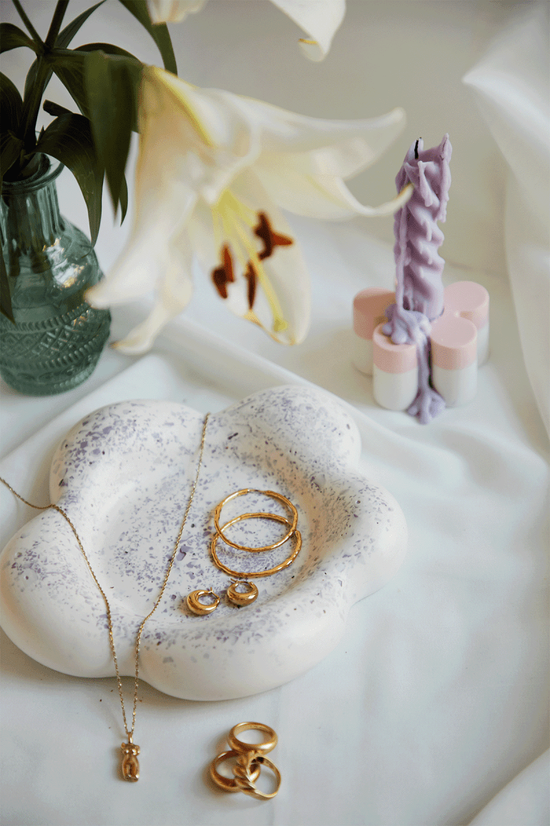Flower Shaped Jewellery Tray - Joe’s Haven
