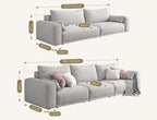 Frances Two Seater Sofa, Cotton Linen - Joe’s Haven