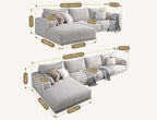 Frances Two Seater Sofa, Cotton Linen - Joe’s Haven