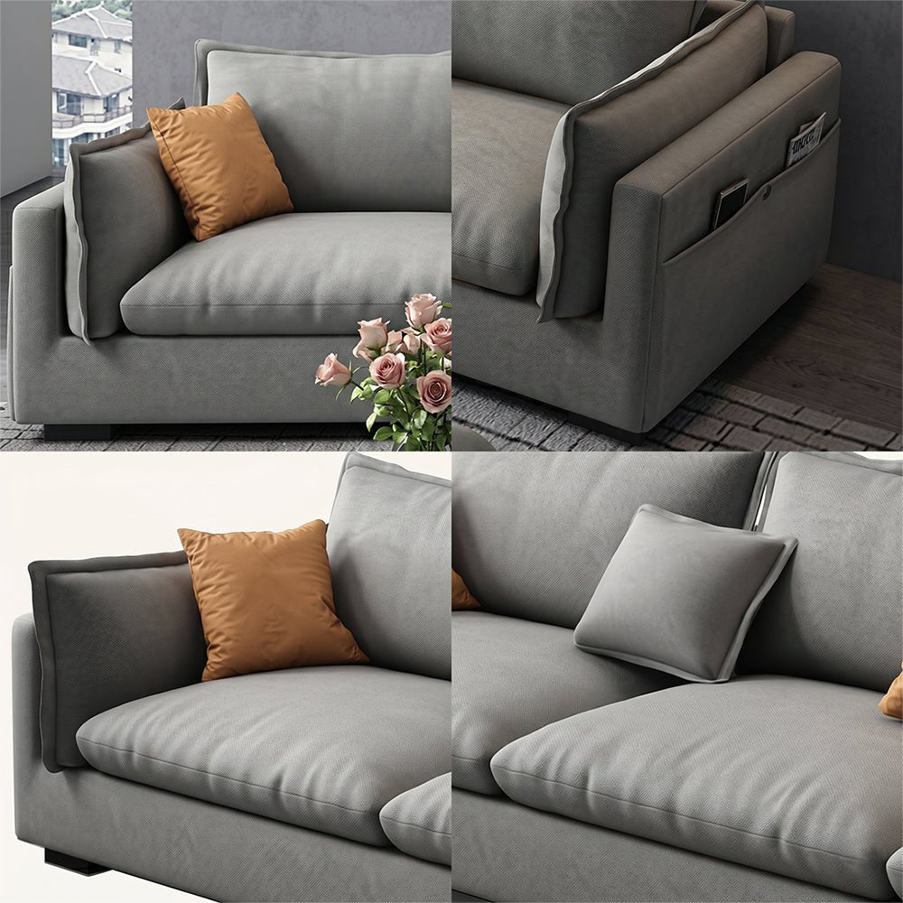 G918 Amos Three Seater Sofa Corner, Leathaire - Joe’s Haven