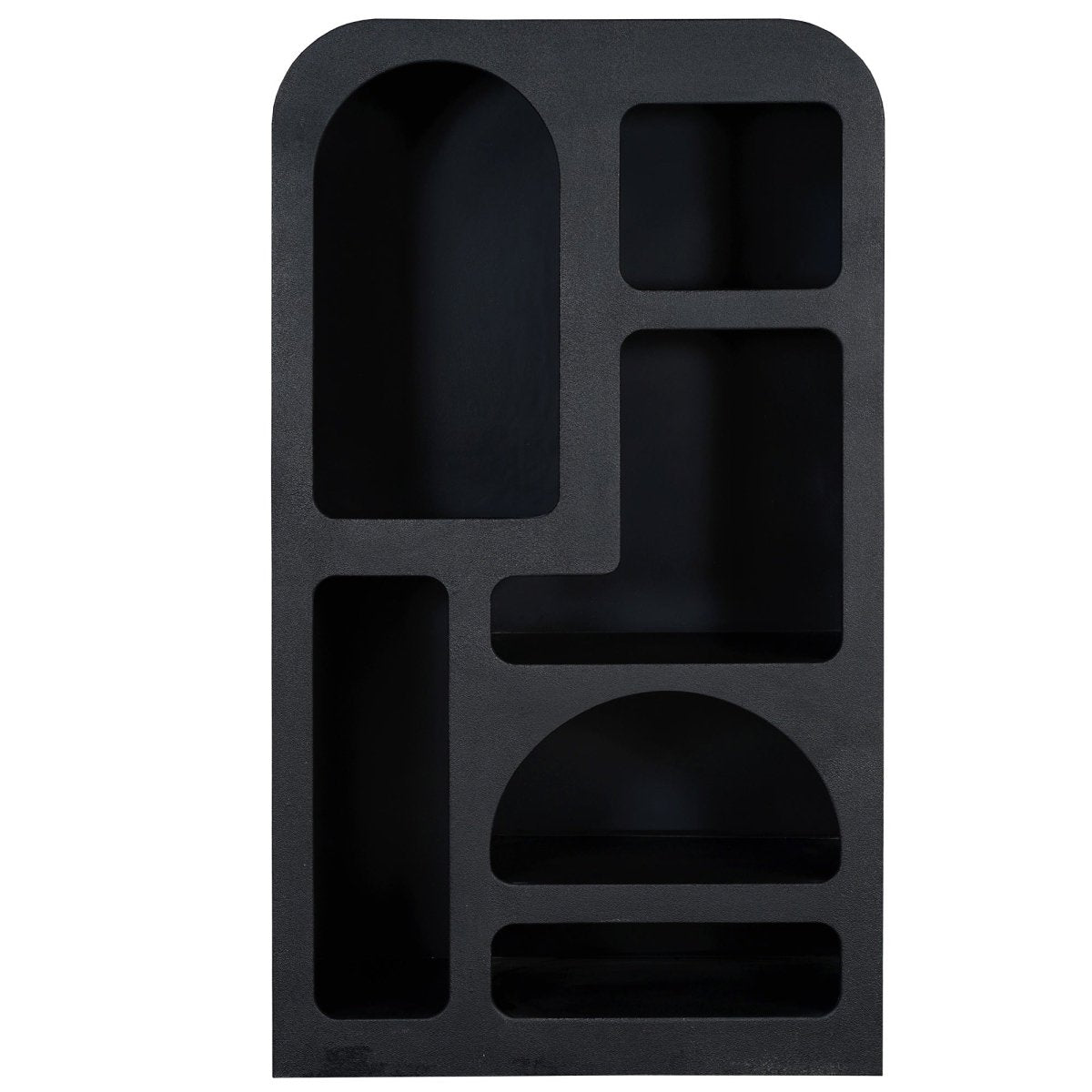 Bookcase Large Otis Geometric Black - Joe’s Haven