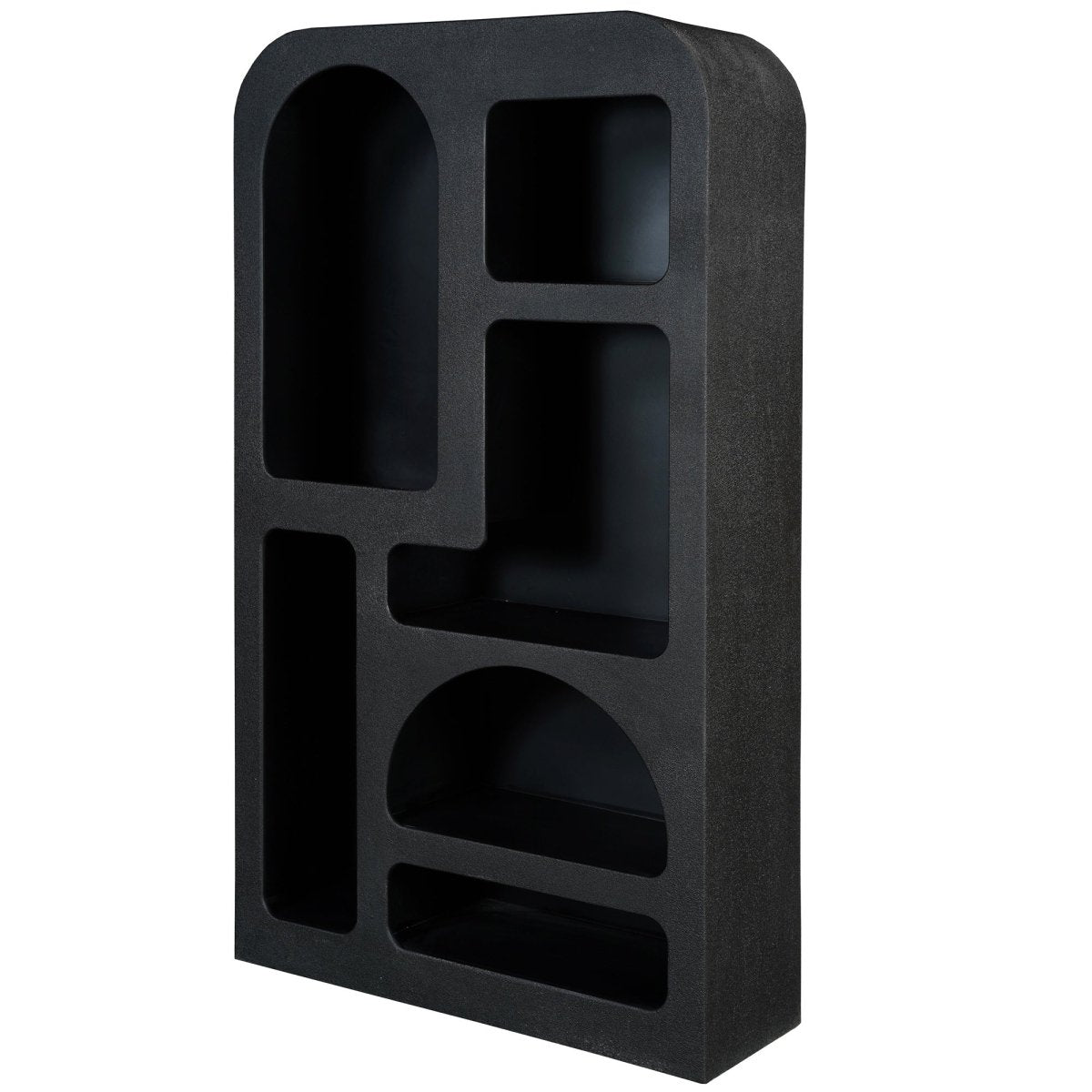 Bookcase Large Otis Geometric Black - Joe’s Haven