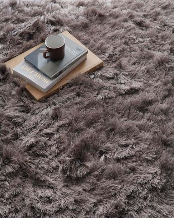 Glamour Shaggy Rug Plain Design - Joe’s Haven