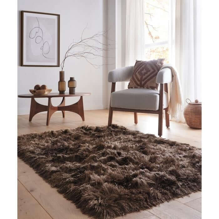 Glamour Shaggy Rug Plain Design - Joe’s Haven