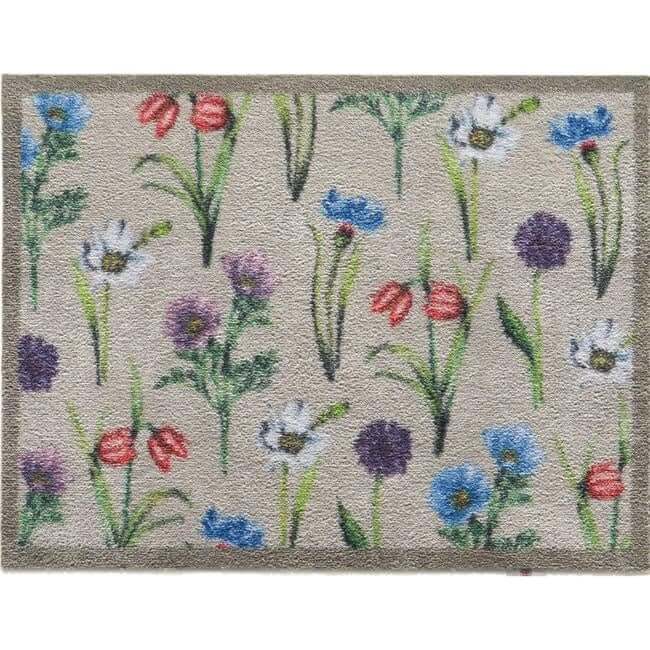 Eco-Friendly Washable Floral Mat