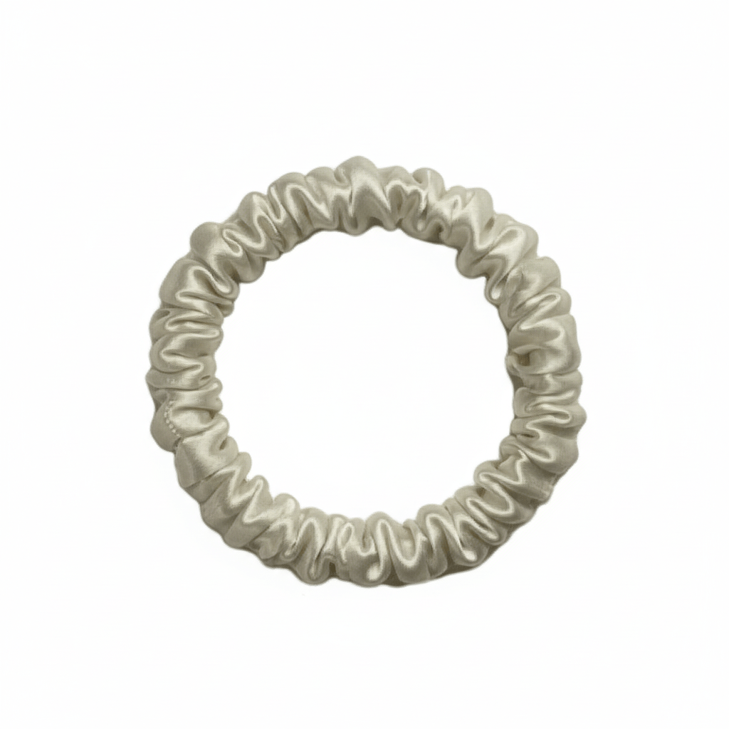 Champagne Silk Scrunchie - Skinny - Joe’s Haven