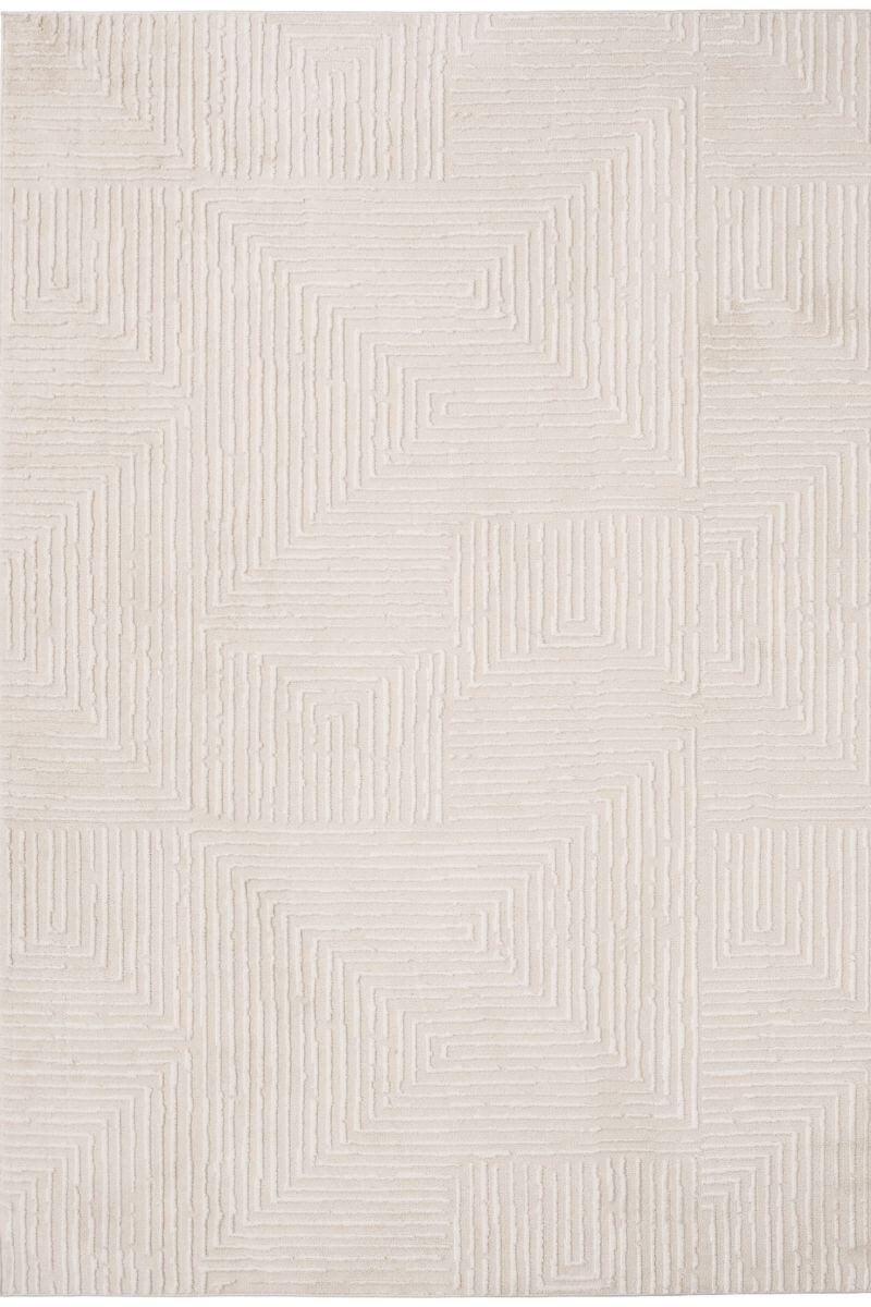 Abstract Geometric Rug – Cream Shades - Joe’s Haven