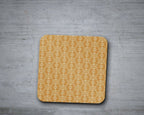 Gold Art Nouveau Retro Geometric Placemats, Set of 4 or Set of 6 - Joe’s Haven