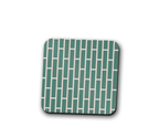 Green and Beige Geometric Design Coaster, Table Decor Drinks Mat - Joe’s Haven